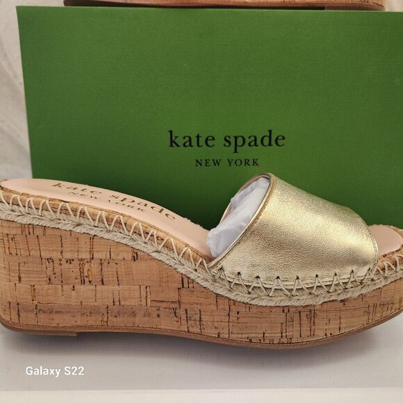 Kate Spade New York Cosette Women's Wedge Sandals. NIB. Size 9.5 - Picture 1 of 10
